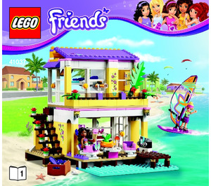 LEGO Stephanie's Beach House Set 41037 Instructions