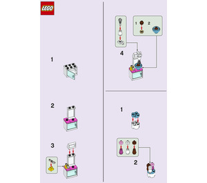 LEGO Stephanie's Cookie Kitchen Set 562106 Instructions