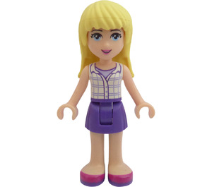 LEGO Stephanie met Checked Shirt Minifiguur