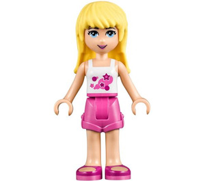 LEGO Stephanie avec Dark Pink Shorts Figurine