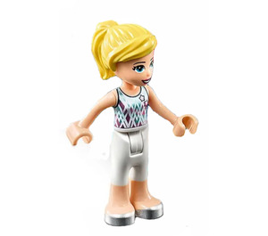 LEGO Stephanie med Diamant Top Minifigur