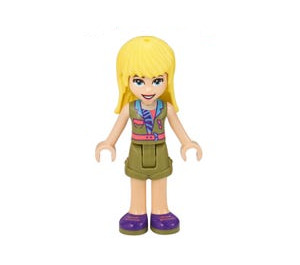 LEGO Stephanie avec Vert Chemise et Shorts Minifigurine