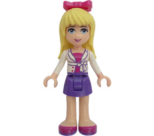 LEGO Stephanie with Magenta Top and White Jacket  Minifigure