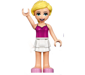 LEGO Stephanie met Magenta Top Minifiguur