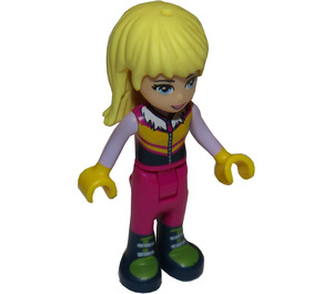 LEGO Stephanie med Magenta Bukser Minifigur