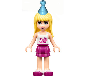 LEGO Stephanie met Party Hoed minifiguur