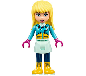 LEGO Stephanie met Skiing Outfit minifiguur