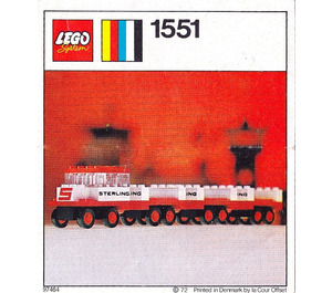 LEGO Sterling Baggage Train Set 1551-2