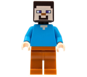 LEGO Steve avec Orange Sombre Jambes Minifigurine