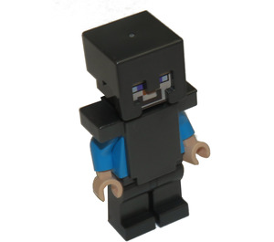 LEGO Steve mit Pearl Dark Grau Beine, Rüstung und Helm Minifigur