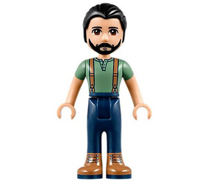 LEGO Steve with Suspenders Minifigure