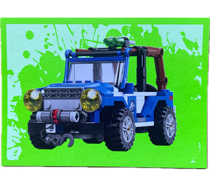 LEGO Autocollant, Jurassic World, Bleu Ocean # 130