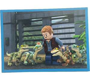 LEGO Autocollant, Jurassic World, Bleu Ocean 2019, 26 of 180