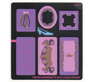 LEGO Sticker Sheet 1 for Set 41055 (16414)