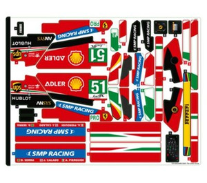 LEGO Sticker Sheet 1 for Set 42125 (72212)