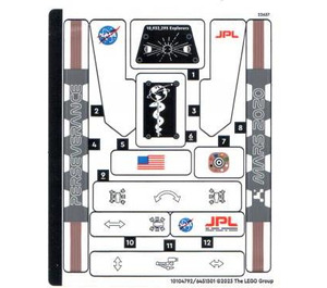 LEGO Sticker Sheet 1 for Set 42158 (10104792)