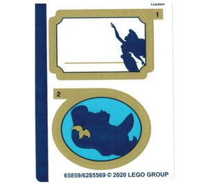 LEGO Sticker Sheet 1 for Set 43176 (65859)