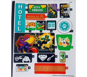 LEGO Sticker Sheet 1 for Set 60380 (103046)