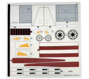 LEGO Autocollant Sheet 1 for Set 75309 (78793)