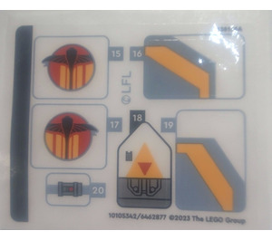 LEGO Sticker Sheet 2 for Set 75357 (105342)