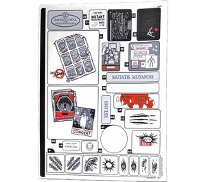 LEGO Sticker Sheet 2 for Set 76294 (10112536)