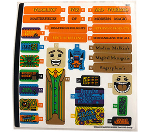 LEGO Sticker Sheet 2 for Set 76422 (10104802)
