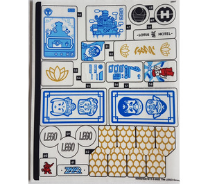 LEGO Sticker Sheet 3 for Set 80036