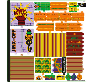 LEGO Sticker Sheet 4 for Set 75978 (69369)