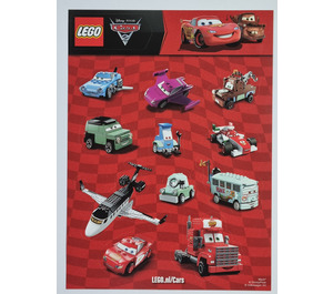 LEGO Autocollant Sheet - Cars (12 Stickers) (4666519)