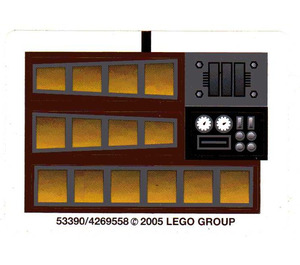 LEGO Sticker Sheet for Set 10144 (53390)