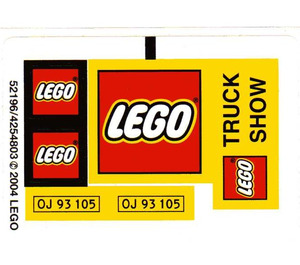 LEGO Sticker Sheet for Set 10156 (52196)