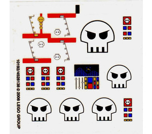 LEGO Sticker Sheet for Set 10192 (64365)