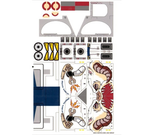 LEGO Sticker Sheet for Set 10195 (85921)