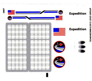 LEGO Sticker Sheet for Set 10231 (70346)