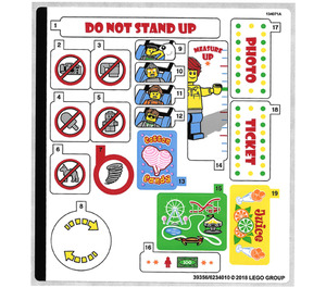 LEGO Sticker Sheet for Set 10261 (39356)