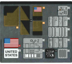 LEGO Sticker Sheet for Set 10266 (65305)