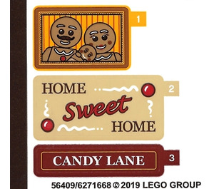LEGO Sticker Sheet for Set 10267 (56409)