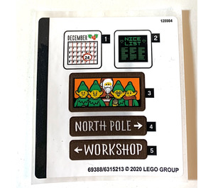 LEGO Autocollant Sheet for Set 10275 (69388)