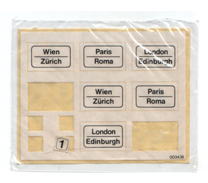 LEGO Aufkleber Sheet for Set 131 (12 stickers)