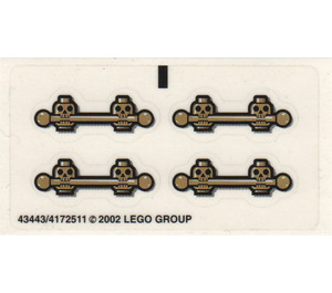 LEGO Sticker Sheet for Set 1381 (43443)