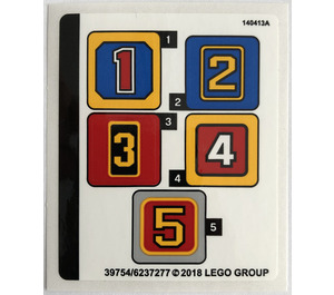 LEGO Sticker Sheet for Set 21311 (39754)