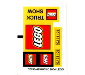 LEGO Autocollant Sheet for Set 2148-1 (71593)