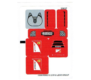 LEGO Sticker Sheet for Set 30191 (10990)