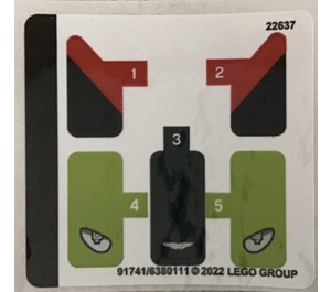 LEGO Sticker Sheet for Set 30434