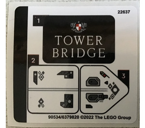 LEGO Sticker Sheet for Set 30443
