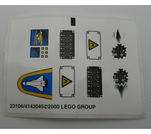 LEGO Sticker Sheet for Set 3059 (23104)