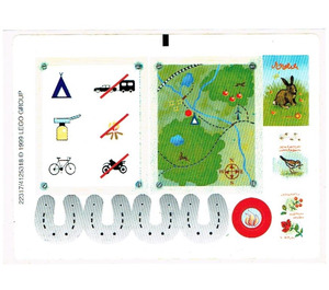 LEGO Sticker Sheet for Set 3143 (22317)