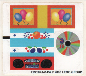 LEGO Aufkleber Sheet for Set 3159 (22959)