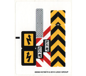 LEGO Sticker Sheet for Set 3179 (89590)