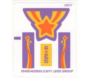 LEGO Autocollant Sheet for Set 3183 (95455)